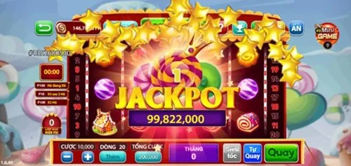Game nổ hũ với các biểu tượng may mắn và jackpot khổng lồ tại TT88